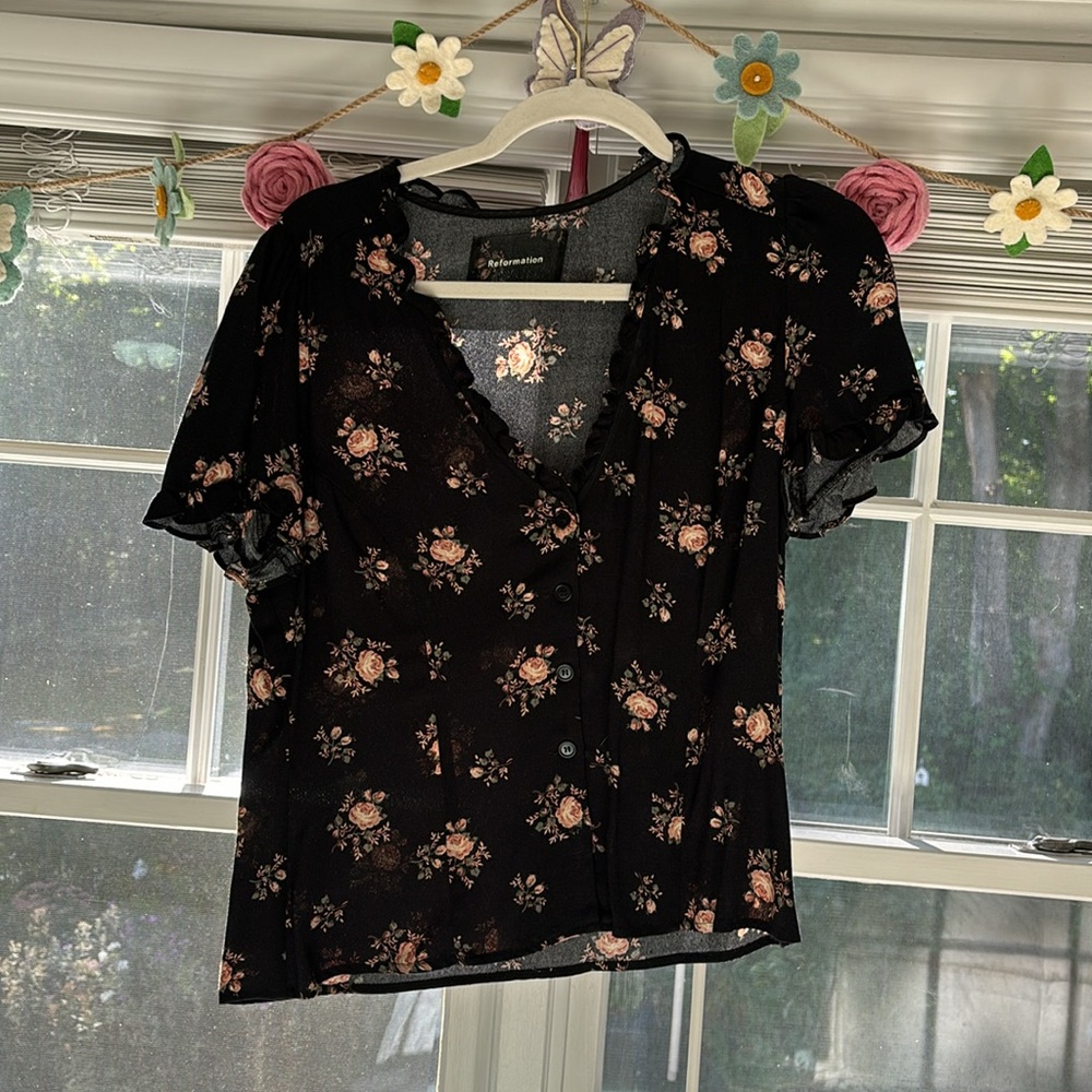 Reformation M Blouse